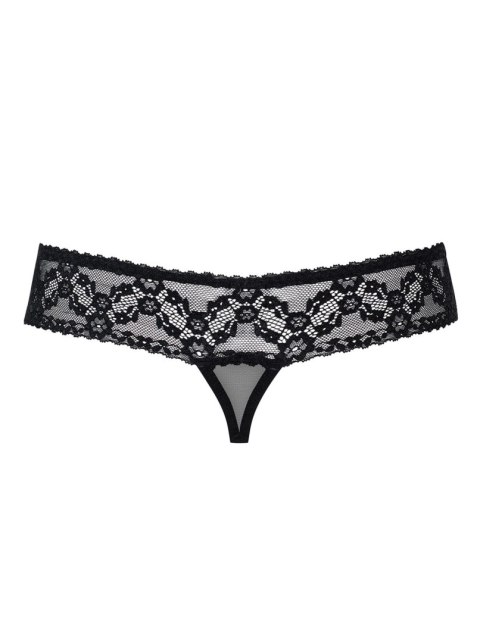 Stringi z rozciętym otwartym krokiem obsessive l/xl