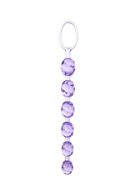 Plug/kulki-SWIRL PLEASURE BEADS PURPLE Plug/kulki-SWIRL PLEASURE BEADS PURPLE
