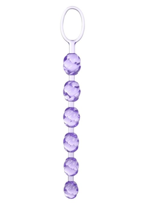 Plug/kulki-SWIRL PLEASURE BEADS PURPLE Plug/kulki-SWIRL PLEASURE BEADS PURPLE