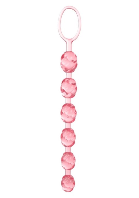Plug/kulki-SWIRL PLEASURE BEADS PINK Plug/kulki-SWIRL PLEASURE BEADS PINK