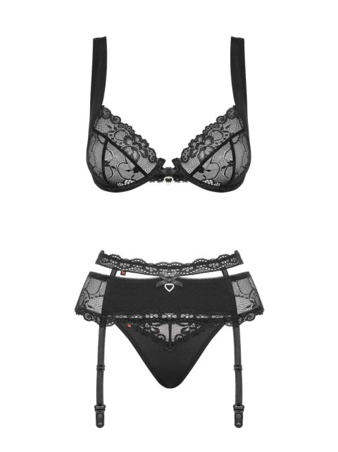 Komplet erotyczny pas stanik stringi obsessive s/m Komplet erotyczny pas stanik stringi obsessive s/m