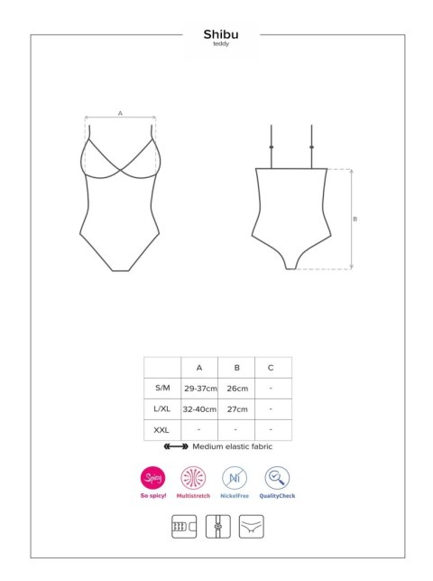 Erotyczne body rozcięte krocze sex obsessive l/xl