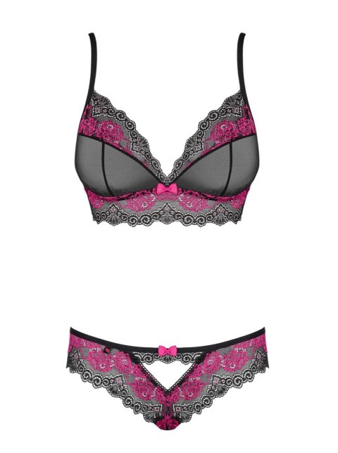 Zmysłowy sex komplet stanik figi obsessive l/xl Zmysłowy sex komplet stanik figi obsessive l/xl