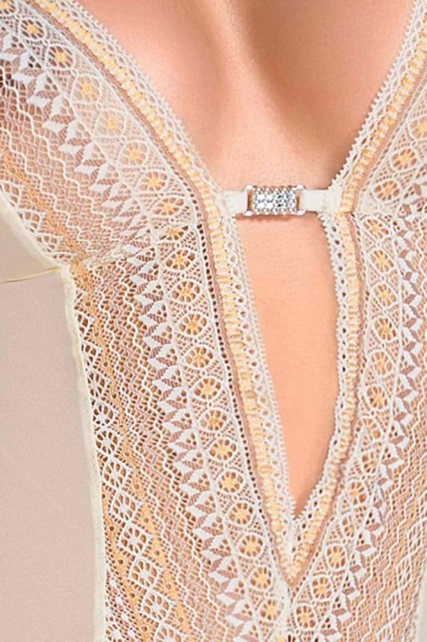 Bielizna-CLARISSE CORSET cream S/M - Casmir Bielizna-CLARISSE CORSET cream S/M - Casmir