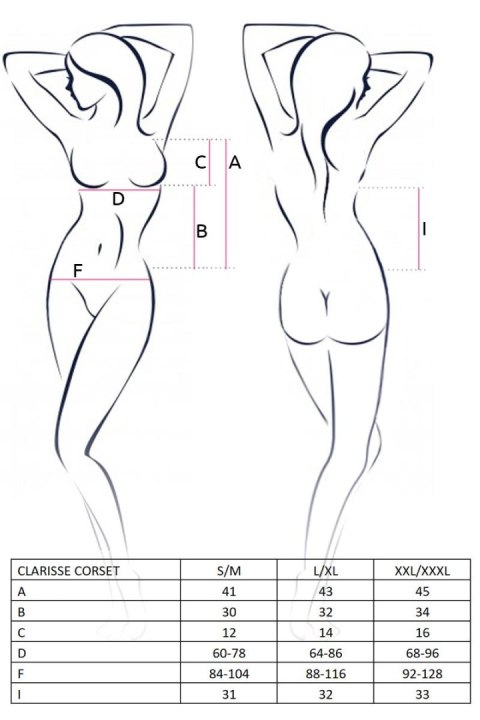 Bielizna-CLARISSE CORSET cream S/M - Casmir Bielizna-CLARISSE CORSET cream S/M - Casmir
