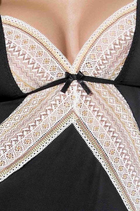 Bielizna-CONNIE CHEMISE black L/XL - Casmir Bielizna-CONNIE CHEMISE black L/XL - Casmir
