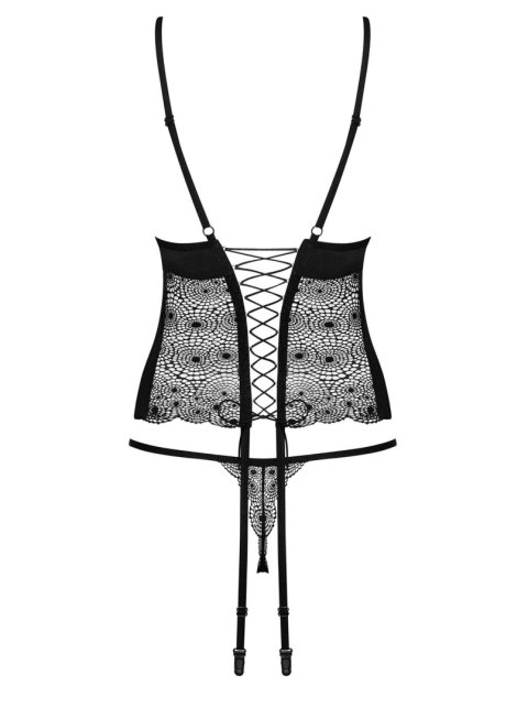 Komplet gorset stringi sex obsessive sharlotte s/m