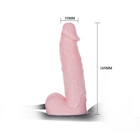 Nadmuchiwany powięszany strap-on penis dildo 16cm Nadmuchiwany powięszany strap-on penis dildo 16cm