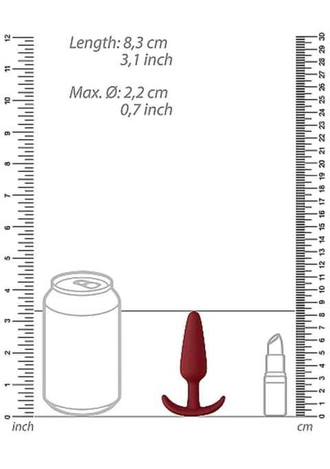 Silikonowy wodoodporny korek analny zatyczka 7,5cm