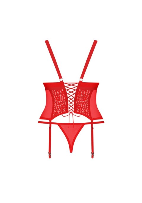 Gorset stringi komplet obsessive blossmina 4xl/5xl