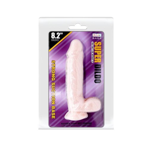 Realistyczne żylaste dildo z przyssawką 21 cm
