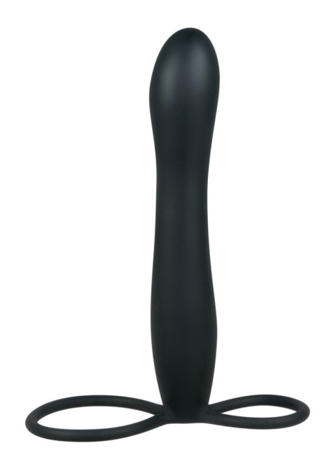 Dildo z pętlami na penisa jądra drugi członek 15cm