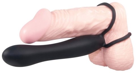 Dildo z pętlami na penisa jądra drugi członek 15cm