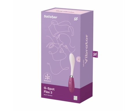 Wibrator-G-Spot Flex 3 (Red) Wibrator-G-Spot Flex 3 (Red)
