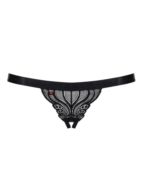 Stringi z wyciętym otwartym krokiem obsessive l/xl