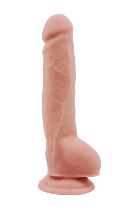 Dildo duże żylaste penis z mocną przyssawką 23 cm