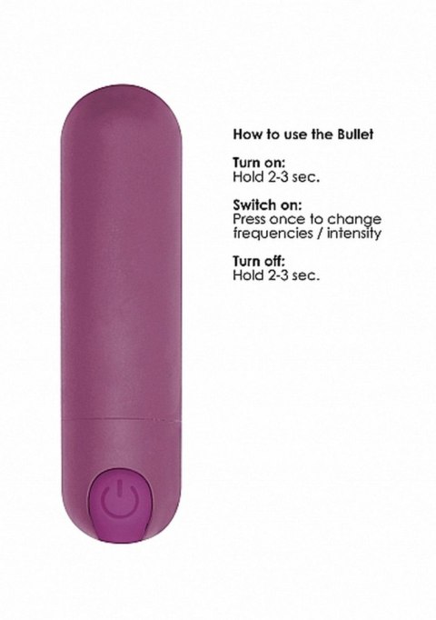 10 Speed Rechargeable Bullet - Purple