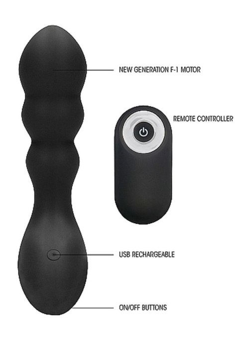 No. 78 - Rechargeable Anal Stimulator - Black