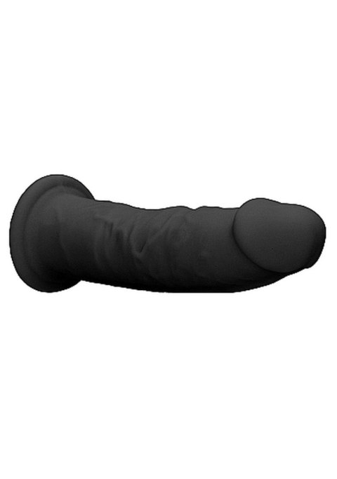 Zagięte silikonowe dildo mocna przyssawka 15 cm