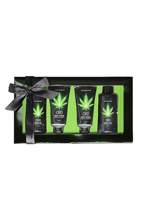 CBD - Bath and Shower - Luxe Gift set - Green Tea Hemp Oil