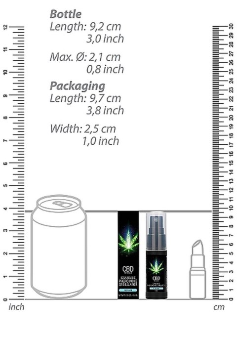 CBD Cannabis Pheromone Stimulator For Him - 15ml