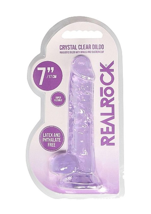 Dildo z przyssawką penis realistyczny żylasty 19cm