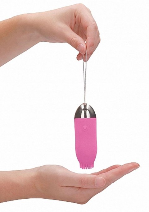 Jayden - Dual Rechargeable Vibrating Remote Toy - Pink