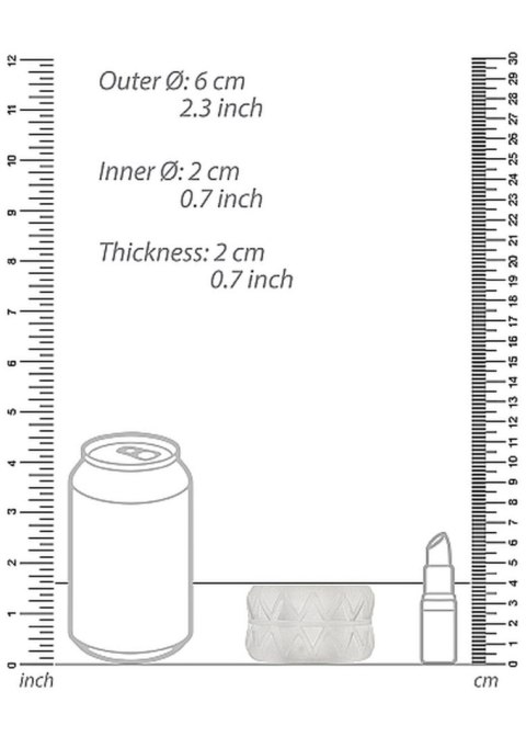 N0. 92 - Reversible Masturbator and Bumper - Transparent