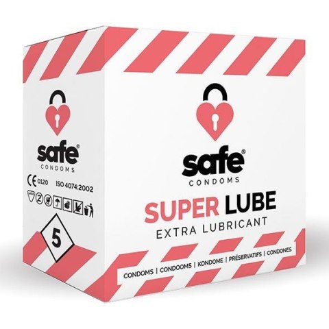 SAFE - Condooms Super Lube Extra Glijmiddel (5 stuks)