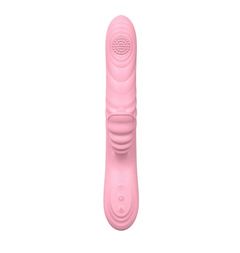 Wibrator posuwisty z sex masażerem 20 trybów 23cm