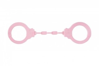 Kajdanki-Silicone Handcuffs Party Hard Suppression Pink