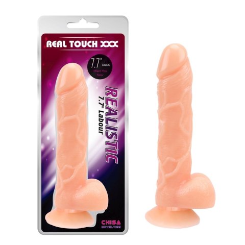 Dildo kręgosłup realistyczny penis przyssawka 20cm