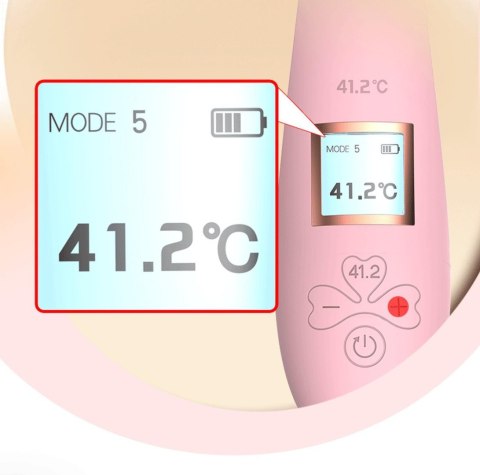 Wibrator królik wielofunkcyjny podgrzewany 10 tryb