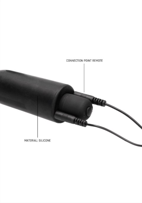 Elektrostymulator BDSM Vibrating Urethral Sounding - Black