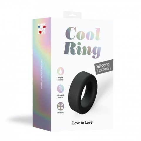 Pierścień Na Penisa Cool Ring - Black Onyx