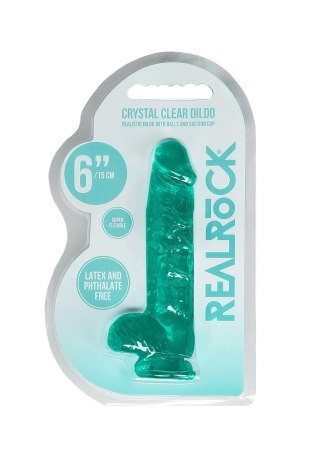 Zielone dildo do penetracji pochwy i anusa 17 cm