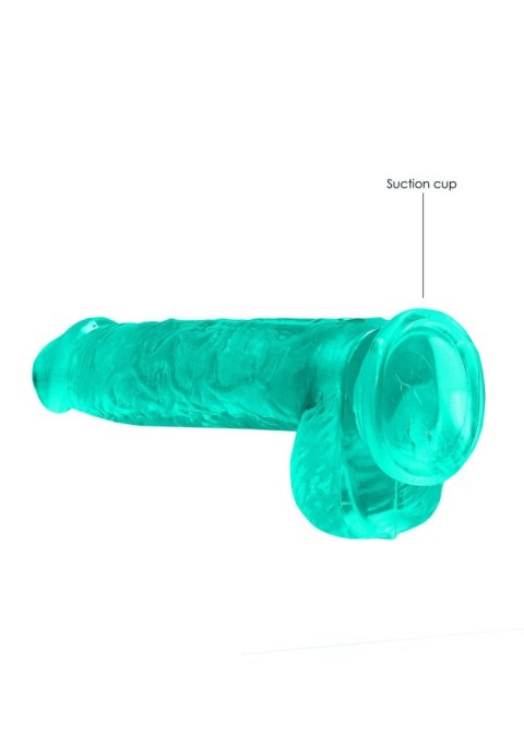 Zielone dildo do penetracji pochwy i anusa 17 cm