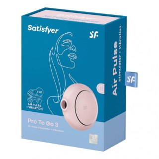 Masażer powietrzny Satisfyer Pro To Go 3 różowy