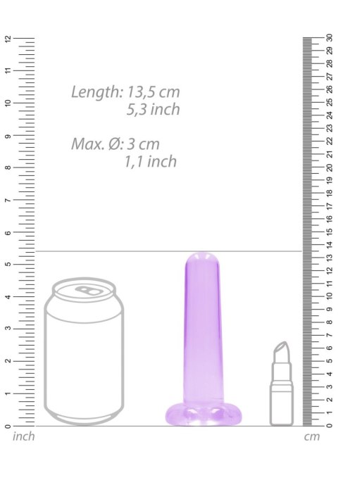 Dildo małe gładkie z mocną przyssawką 13,5 cm