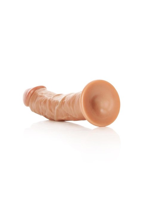 Czarne silikonowe dildo z mocną przyssawką 20 cm