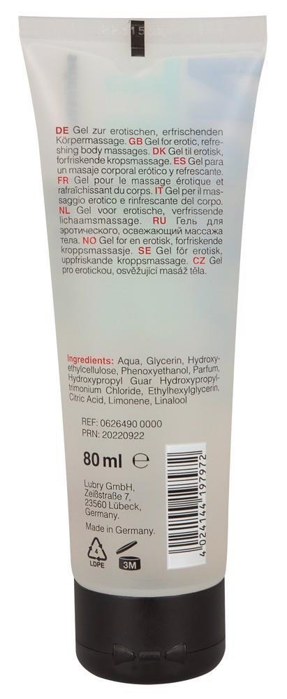 Erotyczny żel do masażu ciała chłodzący 80 ml