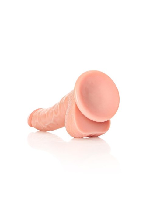 Silikonowe żylaste cieliste dildo przyssawka 20 cm