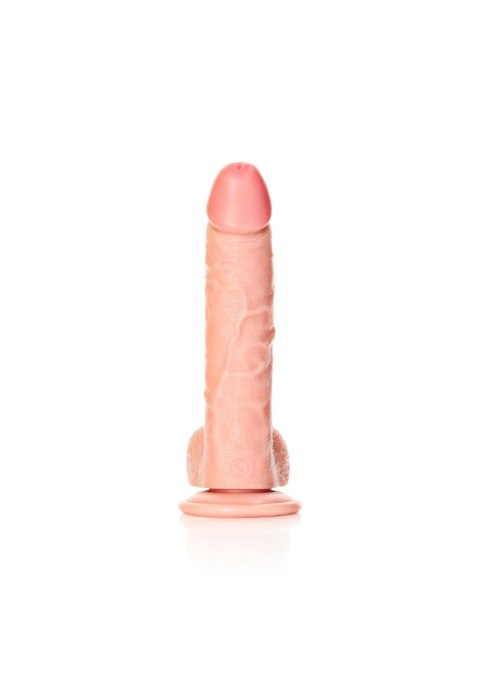 Silikonowe żylaste cieliste dildo przyssawka 23 cm