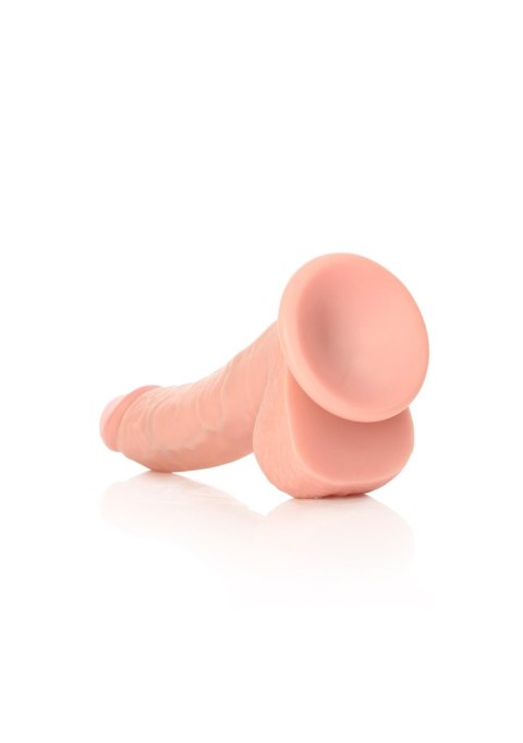 Silikonowe żylaste cieliste dildo przyssawka 23 cm