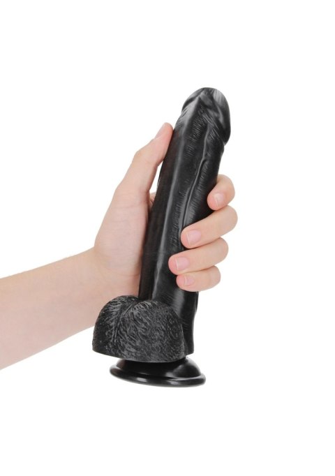 Silikonowe żylaste dildo z przyssawką 23 cm