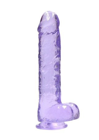 Wodoodporne dildo z przyssawką i jądrami 25,4 cm