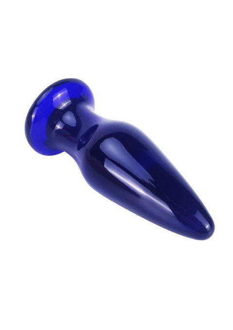 Szklany wibrujący korek analny sex buttplug 11cm