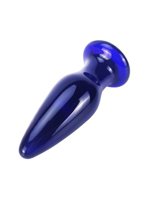 Szklany wibrujący korek analny sex buttplug 11cm