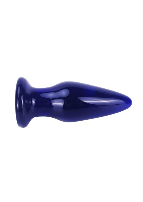 Szklany wibrujący korek analny sex buttplug 11cm