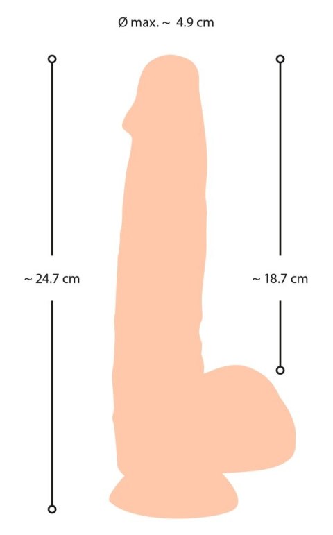 NS Dildo with movable skin 25